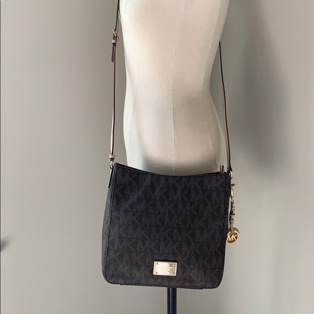 Michael Kors brown cross body bag.